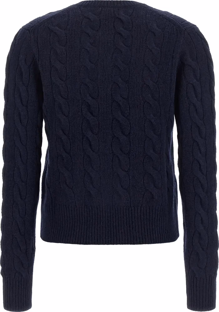 Polo Ralph Lauren Blue Wool Cardigan