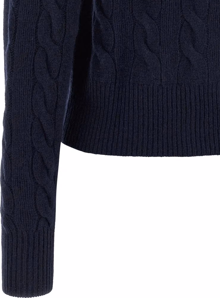 Polo Ralph Lauren Blue Wool Cardigan