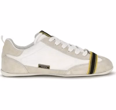 Gray Fabric Athletic Sneakers