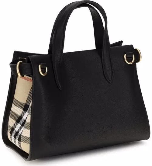 Burberry Black Cotton Handbag