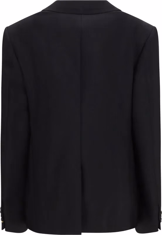 Fendi Black Mohair Blazer