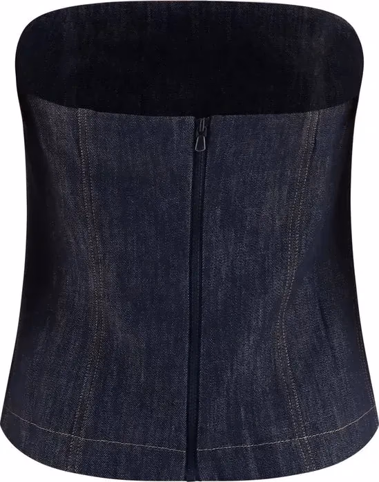 Brunello Cucinelli Blue Cotton Bodysuit