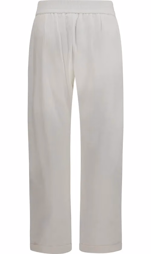 Brunello Cucinelli White Cotton Athletic Pants