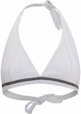 White Polyamide Bikini