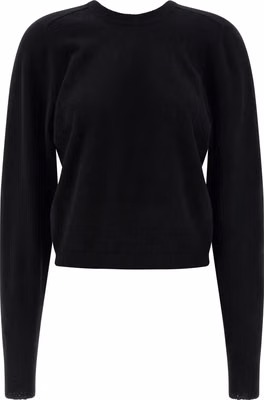 Black Virgin Wool Cardigan