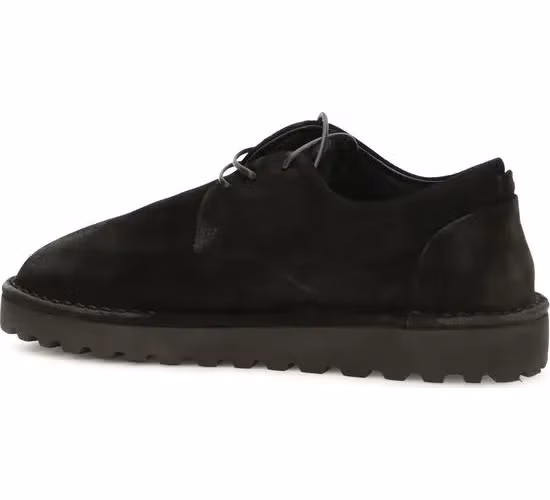 Marsell Black Calf Leather Bos Taurus Oxfords And Derbies