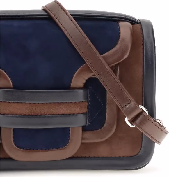 Pierre Hardy Brown Calf Leather Bos Taurus Shoulder Bag