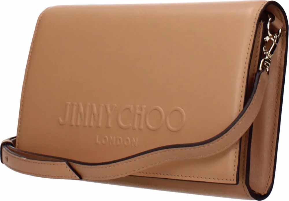 Jimmy Choo Brown Leather Clutch Bag