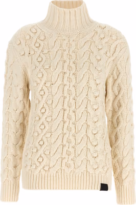 White Virgin Wool Cardigan