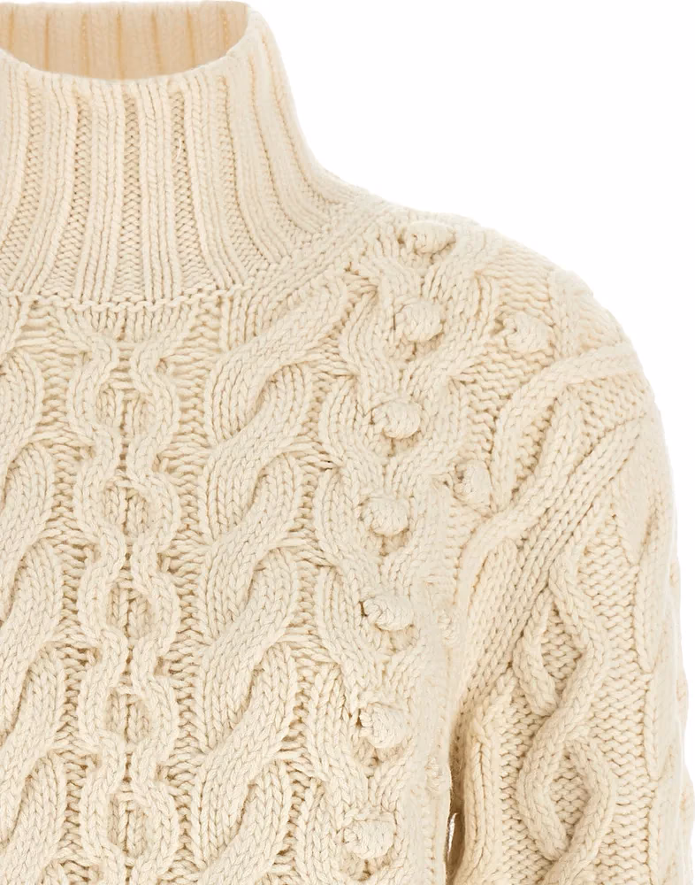 Stella McCartney White Virgin Wool Cardigan