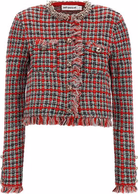 Multicolor Cotton Full-Length Jacket