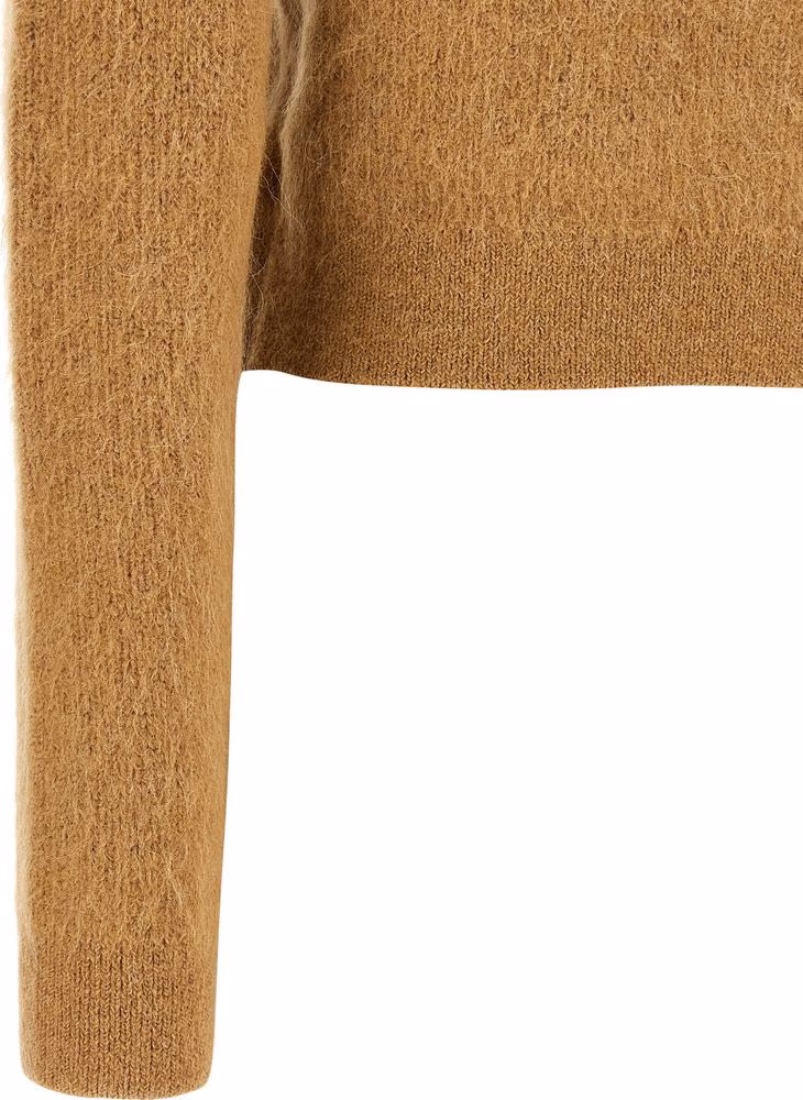 Self-Portrait Brown Polyester Cardigan