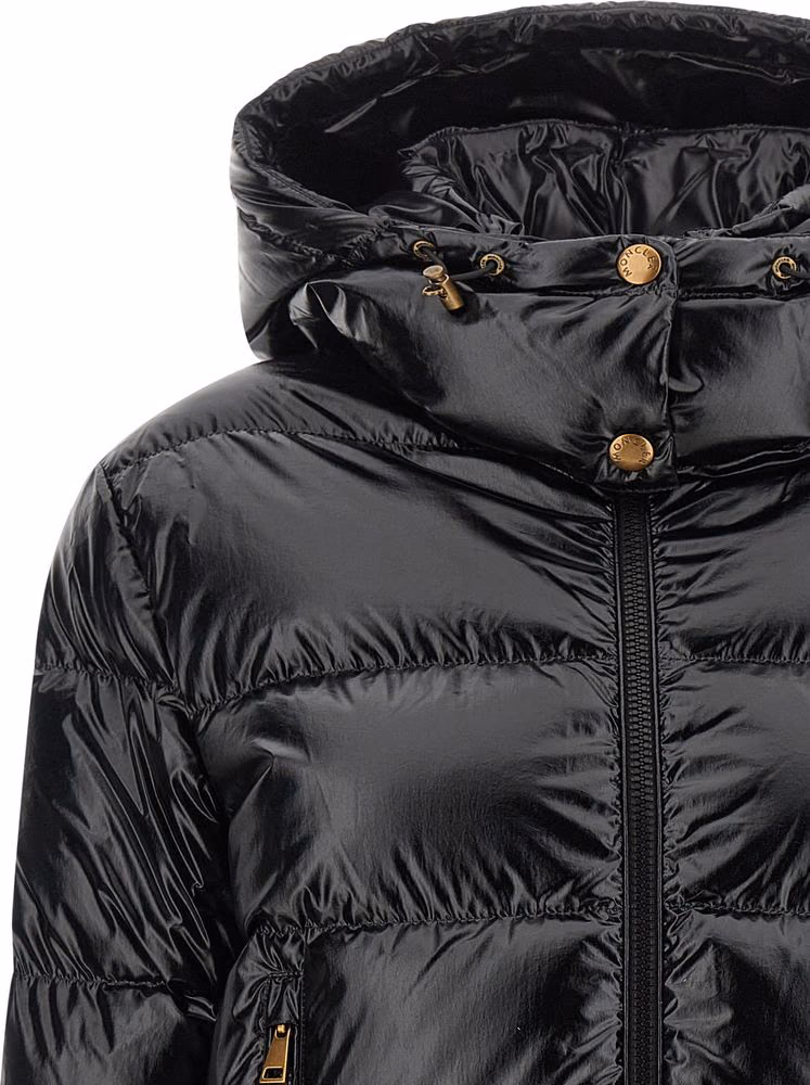 Moncler Black Polyamide Full-Length Jacket