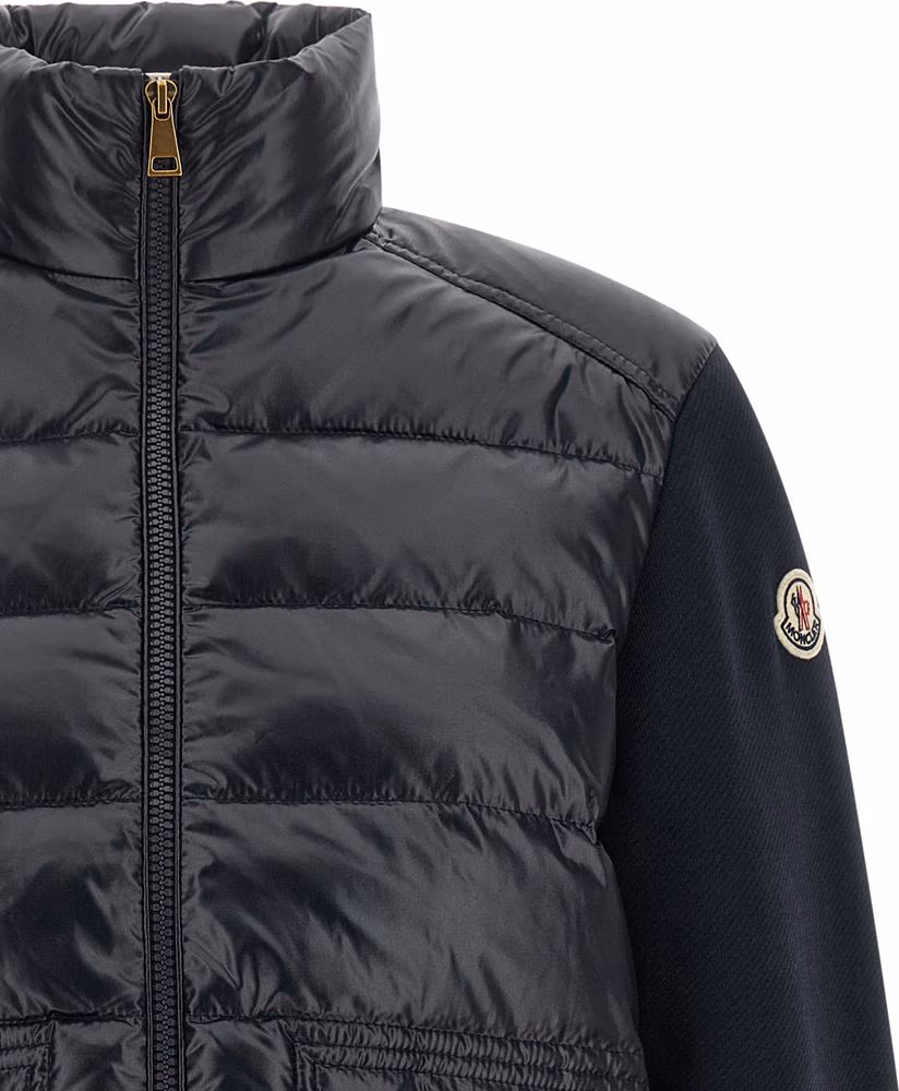 Moncler Blue Polyamide Cardigan