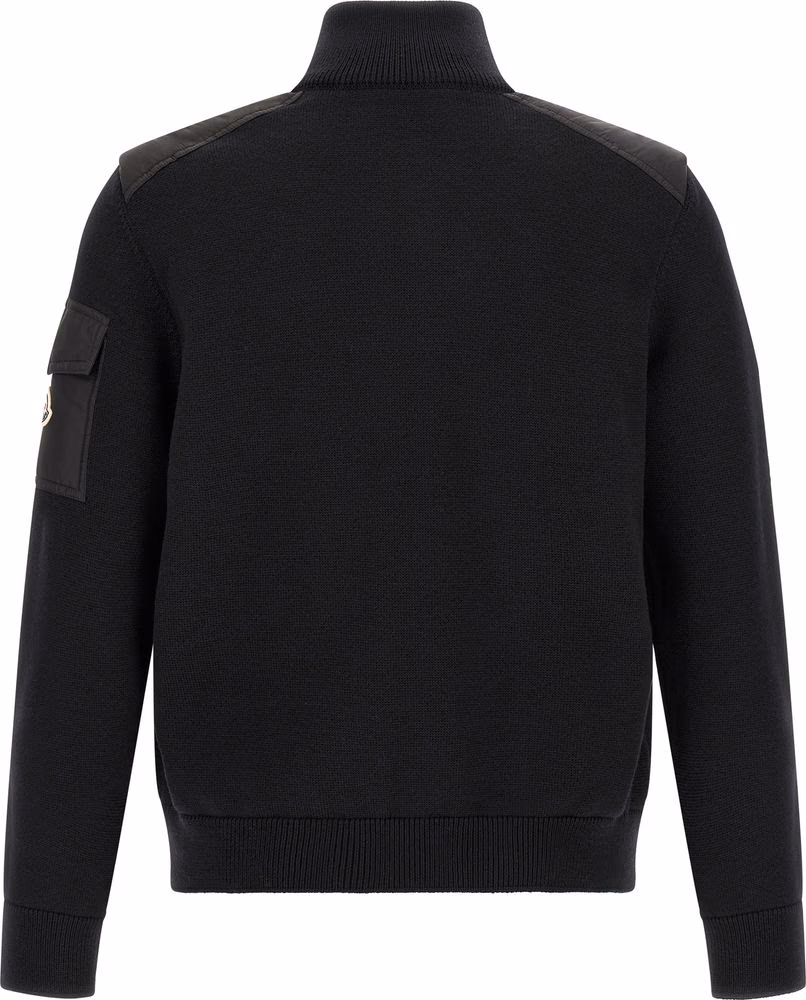 Moncler Black Polyamide Cardigan