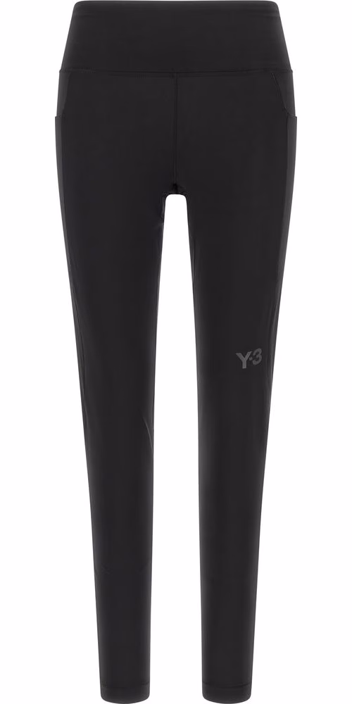 Y-3 Black Recycled Polyester Leggings