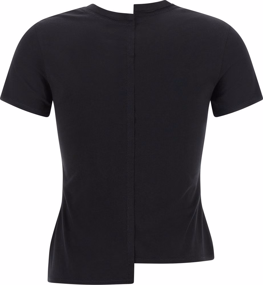 Y-3 Black Cotton T-Shirt