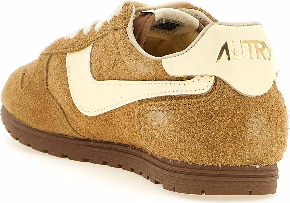 Autry Brown Cowhide Athletic Sneakers
