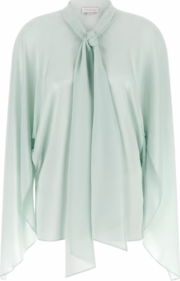 Bicolor Silk Blouse