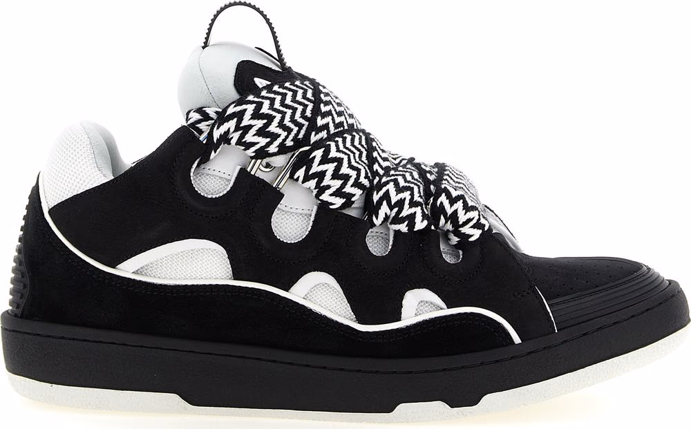 Lanvin Bicolor Calfskin Chunky Sneakers