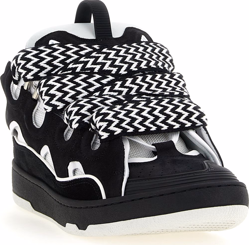 Lanvin Bicolor Calfskin Chunky Sneakers