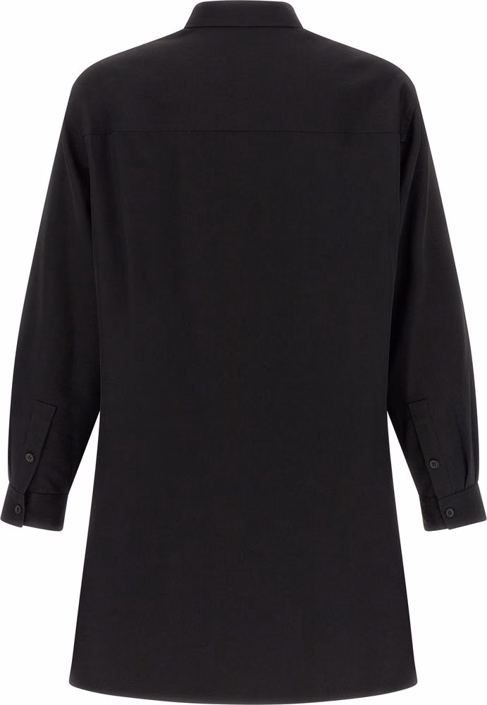 Yohji Yamamoto Black Wool Blouse
