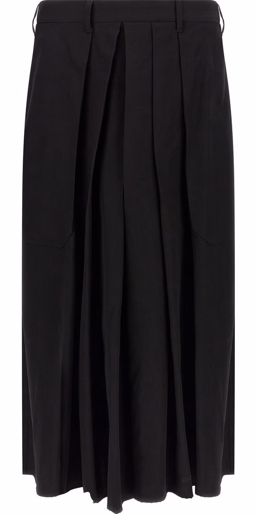 Yohji Yamamoto Black Wool Casual Pants