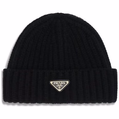 Black Wool Oves Aries Beanie