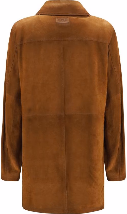 Valstar Brown Calf Leather Bos Taurus Full-Length Jacket