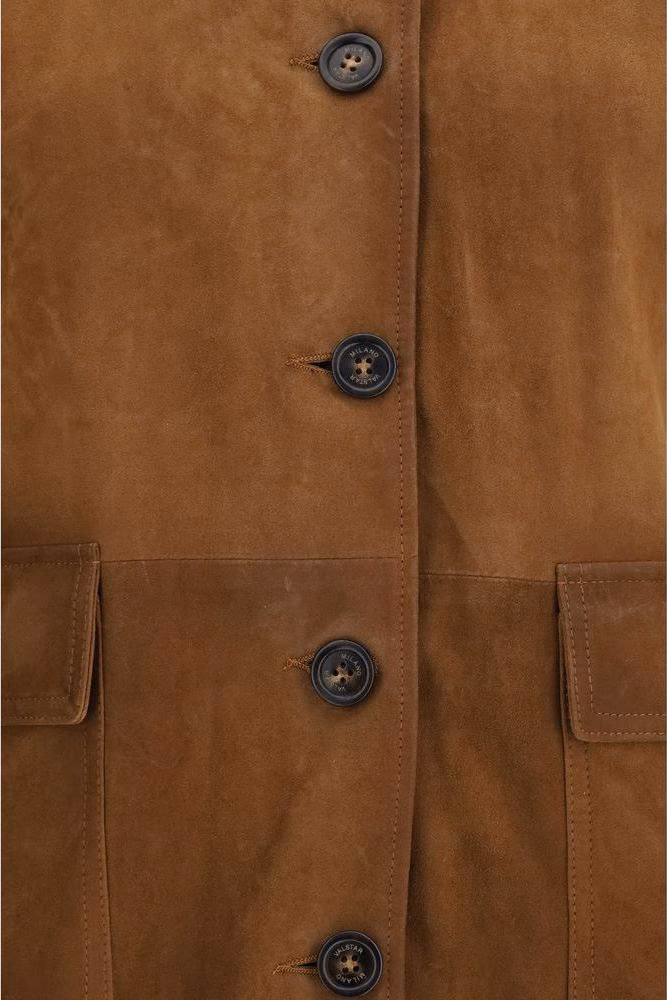 Valstar Brown Calf Leather Bos Taurus Full-Length Jacket