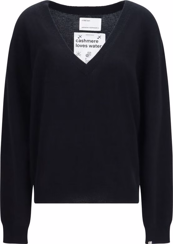 Extreme Cashmere Black Cashmere Sweater