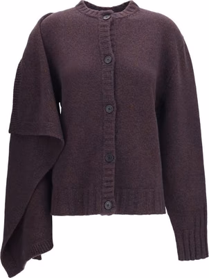 Brown Wool Oves Aries Cardigan
