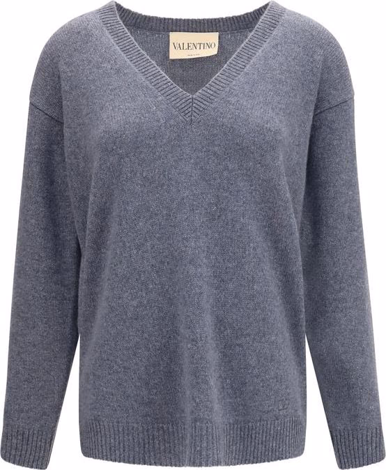 Valentino Garavani Gray Cashmere Sweater