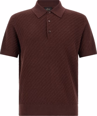 Purple Cotton Polo Shirt
