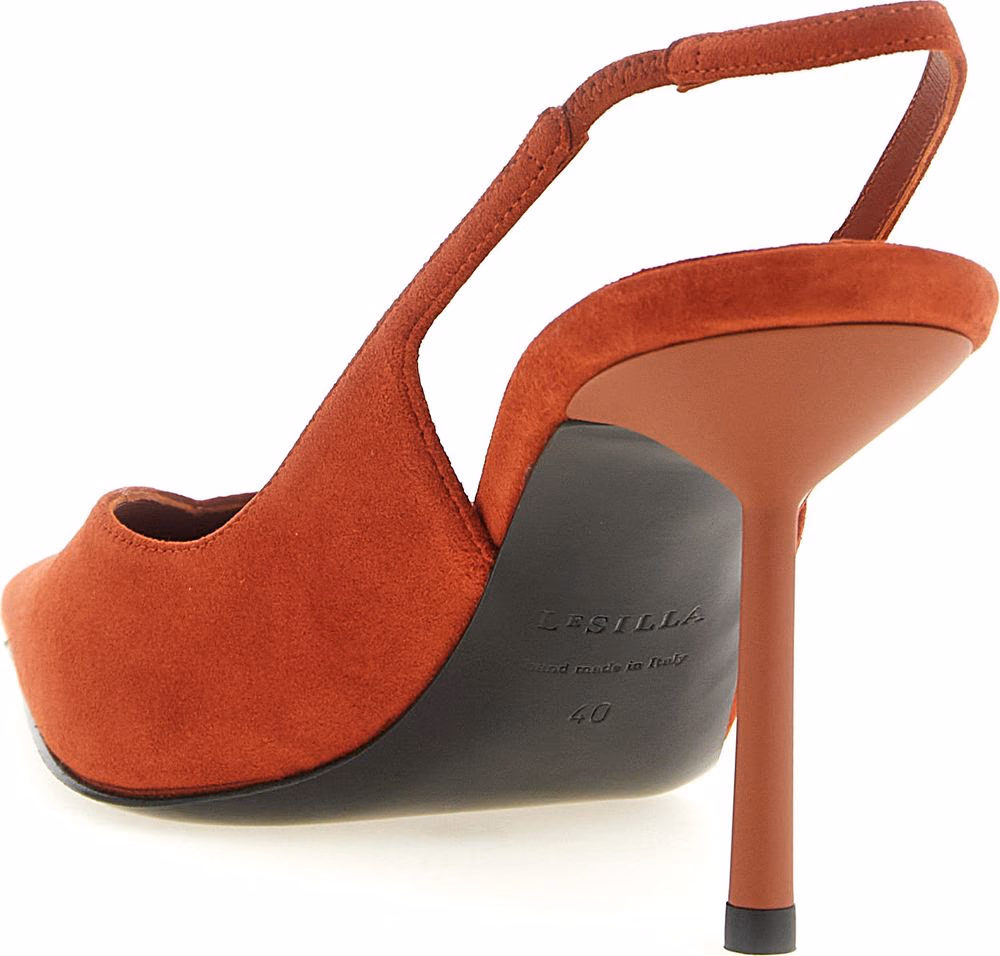 LE SILLA Blue Lambskin High Heel Pumps
