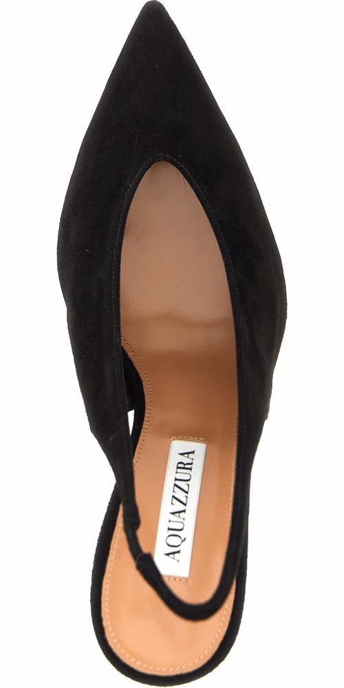 Aquazzura Black Calfskin High Heel Pumps