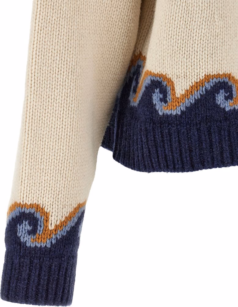 Alanui Multicolor Virgin Wool Cardigan