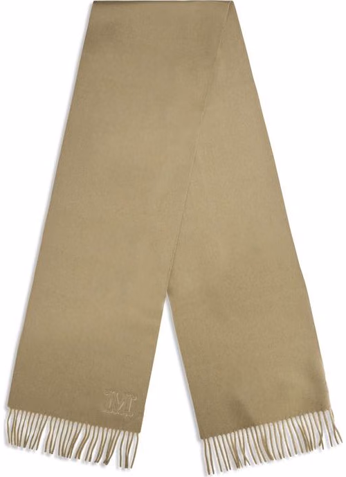 Max Mara Beige Cashmere Scarf