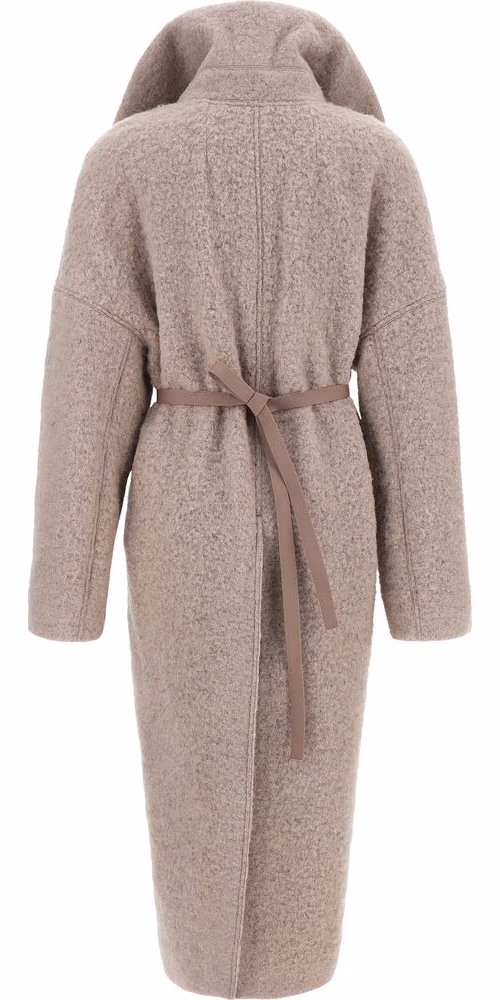 Rick Owens Multicolor Marabou Coat
