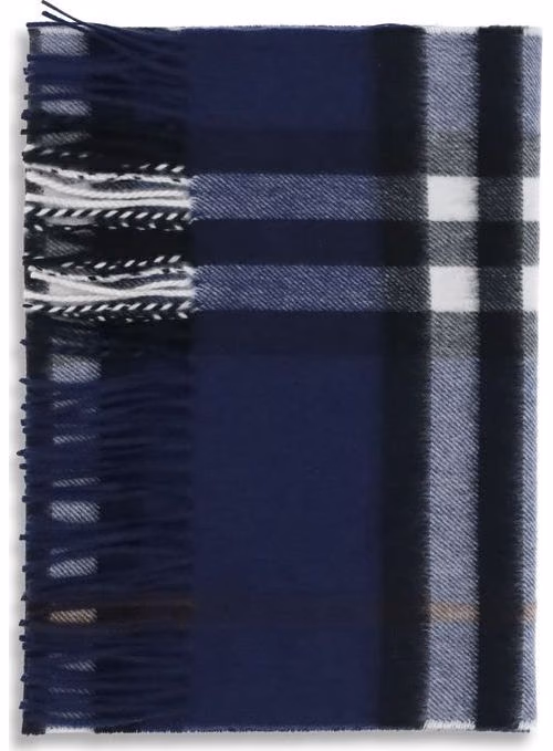 Burberry Blue Cashmere Scarf