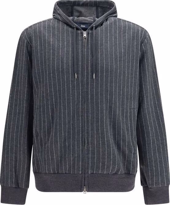 Herno Gray Cotton Sweatshirt