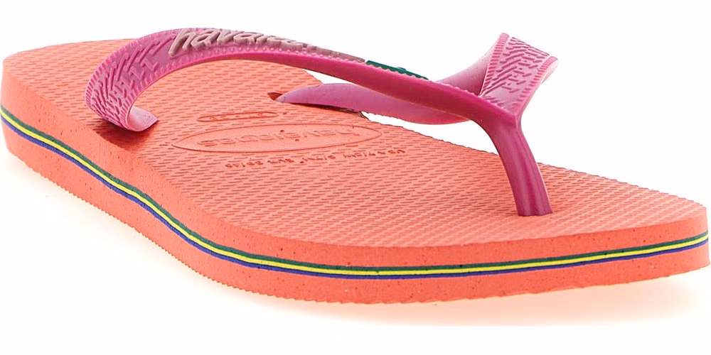 HAVAIANAS Fuchsia Rubber Slides