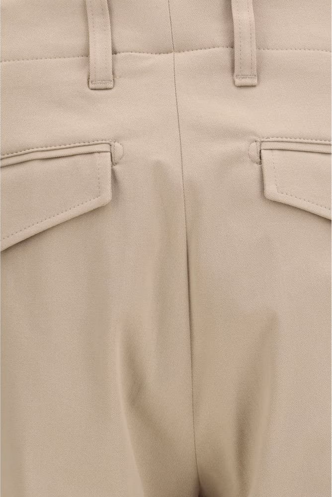 Lardini Beige Cotton Casual Pants