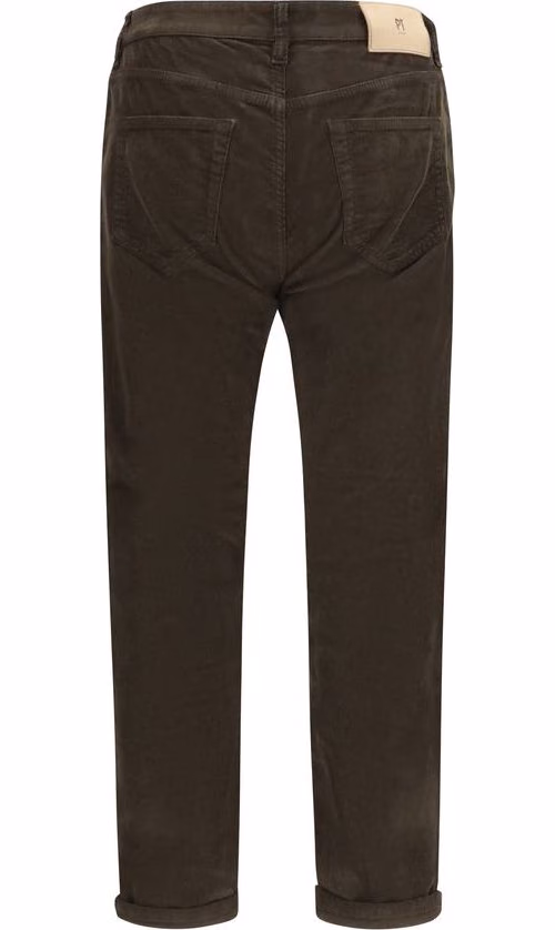 PT Torino Brown Cotton Casual Pants
