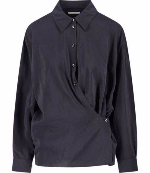 Lemaire Black Polyamide Shirt