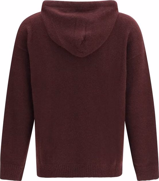 Laneus Bordeaux Cashmere Hoodie