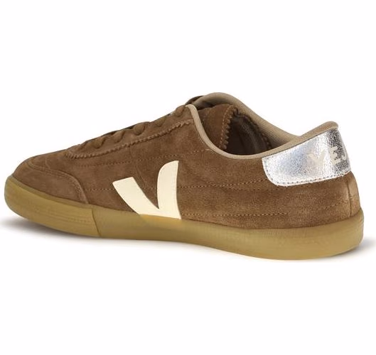 Veja Brown Recycled Polyester Low Top Sneakers