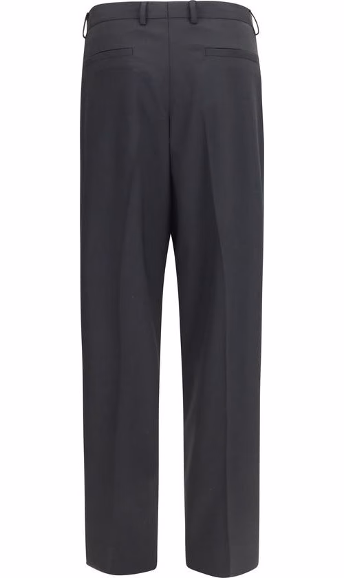 Dolce & Gabbana Black Wool Oves Aries Dress Pants