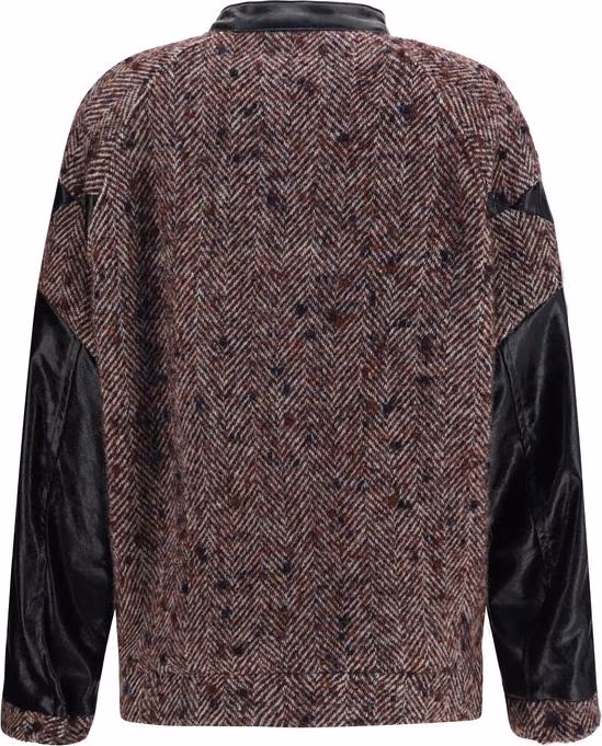 Kristina Ti Multicolor Wool Oves Aries Full-Length Jacket