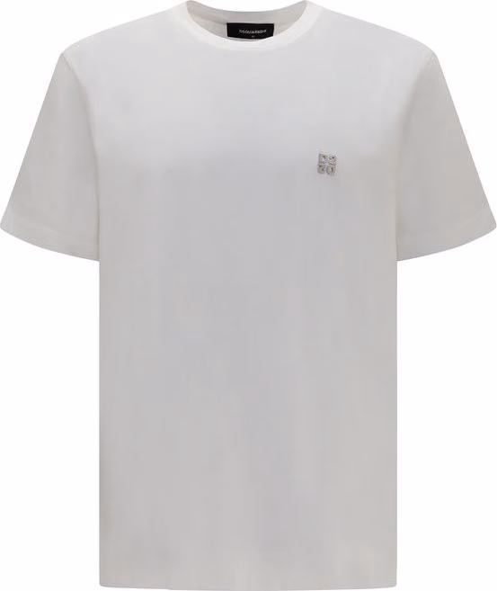 Dsquared² White Cotton T-Shirt